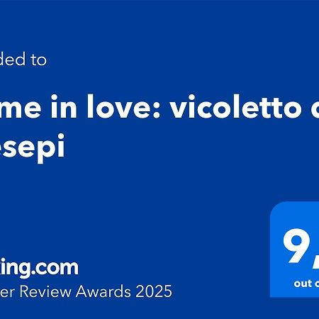 Home In Love: Vicoletto Dei Presepi Nápoly Kültér fotó
